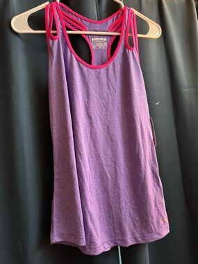 Layer 8 Purple Tank Top with Pink Trim